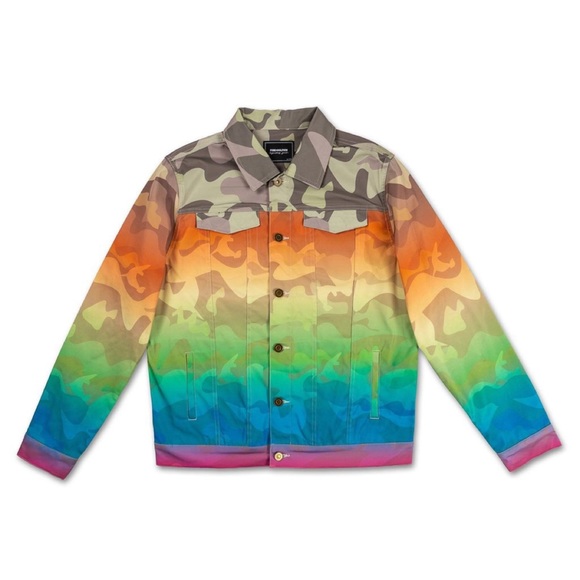 Pink Dolphin Jackets & Coats Pinkdolphin Mens Desert Spectrum Cargo